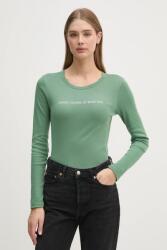 Benetton pamut hosszúujjú lila, 3GA2E16G0 - zöld S