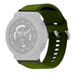 Amazfit Active Edge, szilikon pótszíj, állítható, sötétzöld