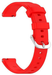 Garmin Lily 2 / Lily 2 Active, szilikon pótszíj, állítható, piros