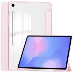  Carcasă CRYSTAL cu flip Samsung Galaxy Tab S10 FE+ roz deschis