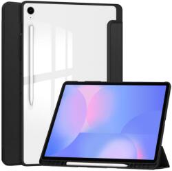  Carcasă CRYSTAL cu flip Samsung Galaxy Tab S10 FE+ neagră