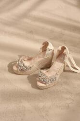 Manebi szandál Capri X Wedges Valenciana bézs, G 4.1 WF - bézs Női 39