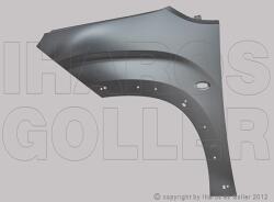 Peugeot Partner 2018-2023 - Első sárvédő bal oldalvillogós, díszléc lyukas