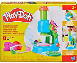 Hasbro Play-Doh: Set de plastilină Wonder Glow cu microscop și elemente luminoase - Hasbro (G0494)