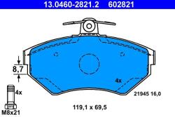 ATE Fékbetét készlet ATE 13.0460-2821.2 for VAG, SEAT (13.0460-2821.2)