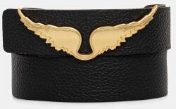 Zadig&Voltaire bőr öv fekete, női, LWBT01317 - fekete 80