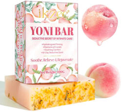NOVA KISS Sapun pentru Ingrijirea Zonelor Intime, pH echilibrat, Yoni Bar, Piersici, 100 g
