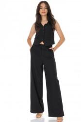 ROH Compleu cu vestă și pantaloni Negru ROH TR533
