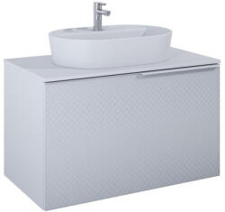 AREZZO design design MALIBU alsószekrény 90 1 fiók + 1 fiók , v. matt szürke (168384)
