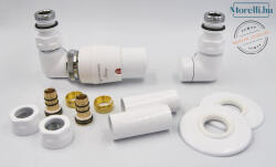  AREZZO design CORNERPEX/VISION radiátor szelep fehér, bal AR-CORNERPEX-W-L (CORNERPEX-W-L)