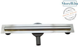 Arezzo design keskeny 700 mm-es rozsdamentes acél folyóka Steel ráccsal AR-700K (700K)