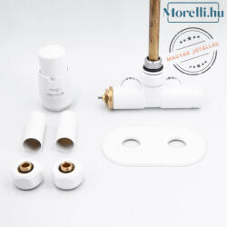 AREZZO design SPEARPEX/UNICO radiátor szelep fehér, bal AR-SPEARPEX-W-L (SPEARPEX-W-L)