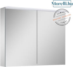AREZZO design design Tükrös szekrény PREMIUM 80, 2 ajtó + TECHNOBOX+ LED LÁMPA PANEL (904664)