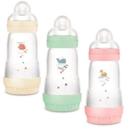 MAM Cumisüveg Anti-colic, megújult! egész karton, 260 ml széles szájú (6 db/kr) - babybear