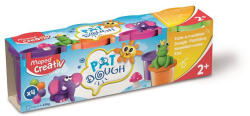 Maped Gyurma készlet, 4x114 g, MAPED CREATIV "Pat Dough Fancy", vegyes színek (COIMAC907201)