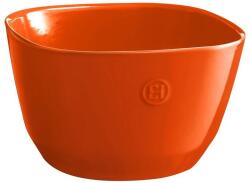 Emile henry (Франция) Квадратна керамична купа за салата EMILE HENRY Salad Bowl L - 26 х 26 см - оранжева (EH 6596-76)