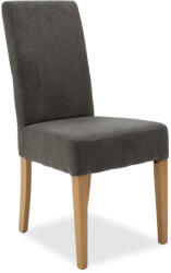 FDY Scaun Bucatarie/Dining Digit Textil Gri Antracit Picioare Stejar Sonoma