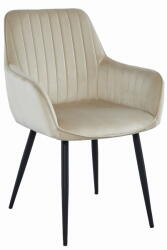 FDY Scaun Bucatarie/Dining Sorenna Catifea Crem