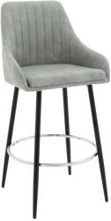 FDY Scaun Bar Capper Textil Gri Antichizat