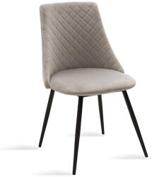 FDY Set 4 Scaune Bucatarie/Dining Grysell Catifea Gri