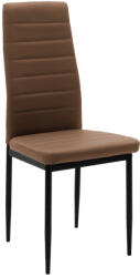 FDY Set 4 Scaune Bucatarie/Dining Kleo 2 Piele Ecologica Maro