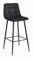 FDY Scaun Bar Simon Catifea Neagra