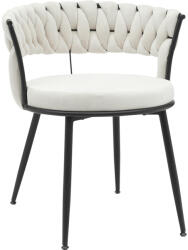 FDY Scaun Bucatarie/Dining Alomme Catifea Crem