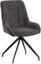 FDY Scaun Rotativ Bucatarie/Dining Kenidra Catifea Gri