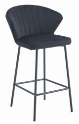 FDY Scaun Bar Kors Catifea Negru