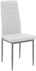 FDY Set 4 Scaune Bucatarie/Dining Kleo 2 Piele Ecologica Albe