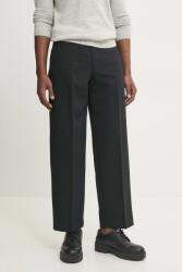 Abercrombie & Fitch nadrág férfi, fekete, egyenes, KI130-4069 - fekete 36/32
