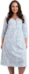 Italian Fashion Cămașă de noapte ITALIAN FASHION ANTONIA 3/4 print albastru: L (AAF-KKN-ANTO-3-DN L)