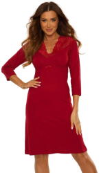 De Lafense Cămașă de noapte DE LAFENSE 810 LILIAN 7/8 burgundy: XXL (30491 XXL)