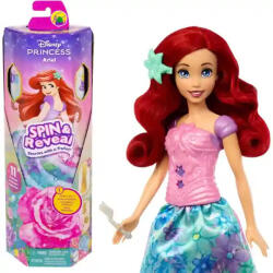 Mattel Disney Spin & Reveal A kis hableány: Ariel baba meglepetés kiegészítőkkel (HTV88) - jatekbirodalom