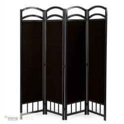  4 paneles sötétbarna paraván - 180 * 182 cm (TT-4PP-SB)