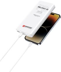 SKROSS 74796 Powerbank 2xUSB-C / USB-A 20.000 mAh 100 W - Fehér