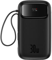 Baseus P10055009113-00 Powerbank QPow 2 20000 mAh 30 W 2xUSB-C - Fekete
