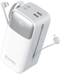 ColorWay PB500LPA4WT Powerbank 50000 mAh 22, 5 W 1.5-5 A/5-12 V - Fehér