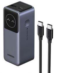 UGREEN 35526B Powerbank USB-A + Type-C 12000 mAh 100 W - Ezüst