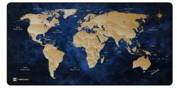 NATEC World Deep Egérpad 800 x 400mm - Kék Mintás