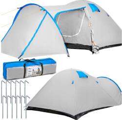 Maverick Cort Maverick 4 persoane Kempings cu baldachin 180x310cm - grey-blue (SDH096) Cort