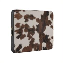 BURGA Celestial 11" - 13" Laptop Tok Sleeve - Barna/Fehér Tehén mintás
