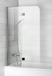 RIHO Novik paravan cadă 124 cm două piese crom luciu/sticlă transparentă G003042120 (G003042120)
