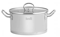 Berretti BR-0949 Gemini Rozsdamentes Acél Fazék Üveg Fedővel O 24 cm 5L - Inox