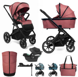  MUUVO KÉSZLET Babakocsi 4v1 Slick 2.0 Pure pink + CYBEX Aton B2 i-Size (12738827)
