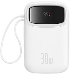 Baseus P10055008213-00 Powerbank QPow 2 10000 mAh 30 W 2xUSB-C - Fehér