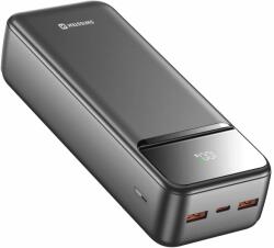SWISSTEN Power Line II Powerbank USB-A + USB-C / 30000 mAh 22, 5 W - Fekete