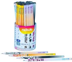 Nebulo Grafitceruza NEBULO HB háromszögletű Állatmintás 72 darabos GC-HB-TR-72-ANIMAL (GC-HB-TR-72-ANIMAL)