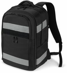 DICOTA Reflective 15.6"-17" Notebook Hátizsák - Fekete
