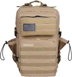 Elitex Training Katonai taktikai hátizsák ELITRAINX V1 Cream Khaki 45L 45 LITER fehér